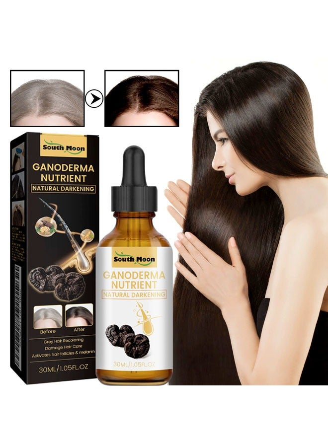Ganoderma Nutrient Essence,Has The Effect Of Supplementing Hair Follicles, Repairing Hair Damage, Activating Hair Follicles And Melanin, And Obtaining Shiny Black Hair 30ml