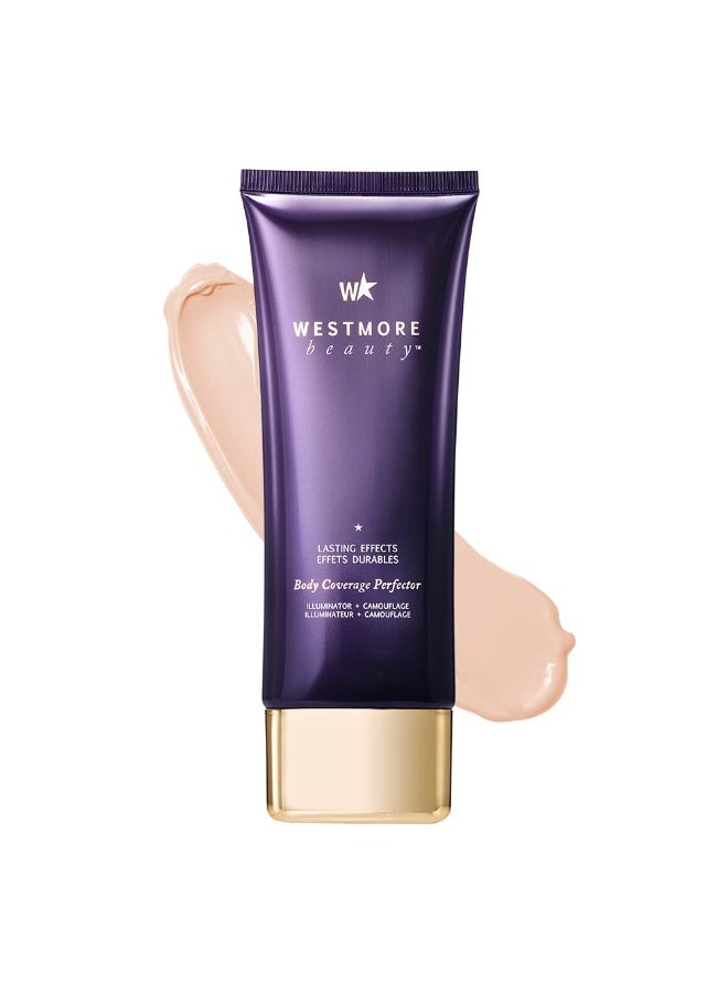 Westmore Beauty Body Coverage Perfector â€“ Waterproof Leg & Body Makeup - Tattoo Cover Up Makeup - 7 Oz (Fair Radiance)