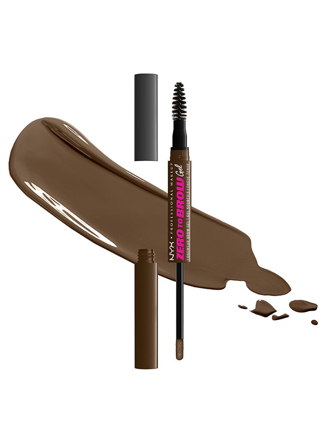 Zero To Brow Longwear Brow Gel- Chocolate