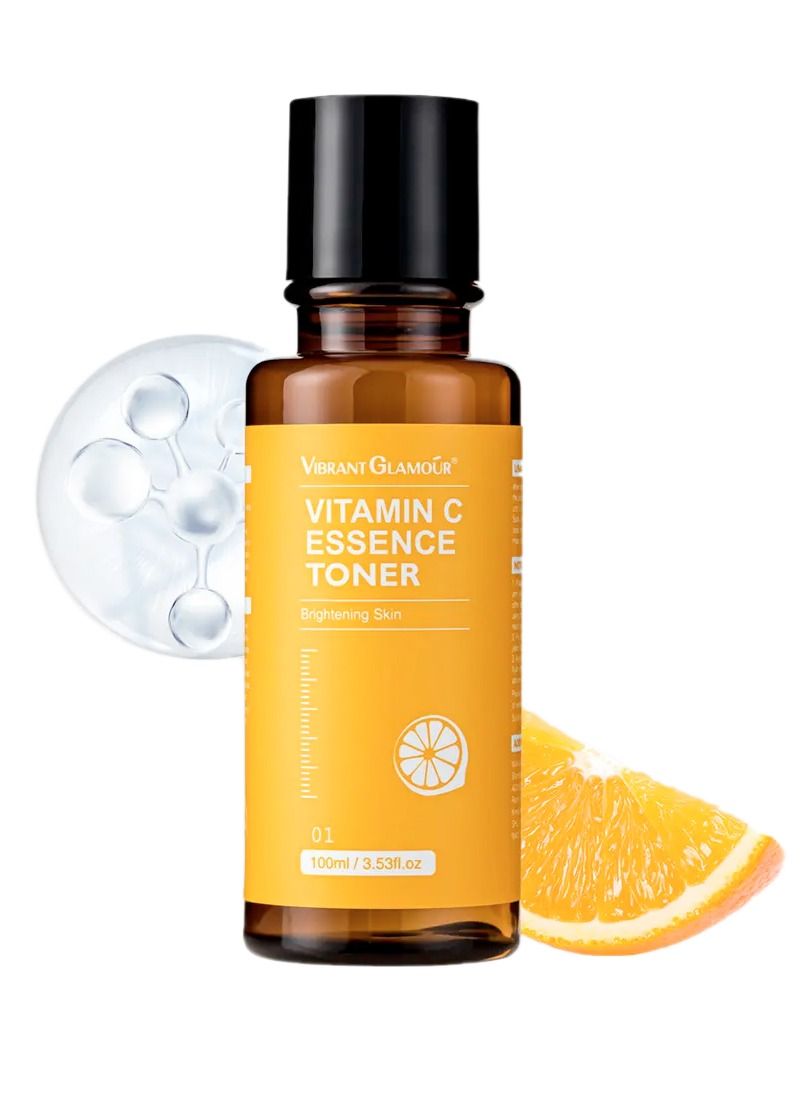 Vitamin C Essence Toner 100ml Whitening Anti Aging Wrinkles Brightening Fade Dark Spot Moisturizer Beauty Product for Skin Repair