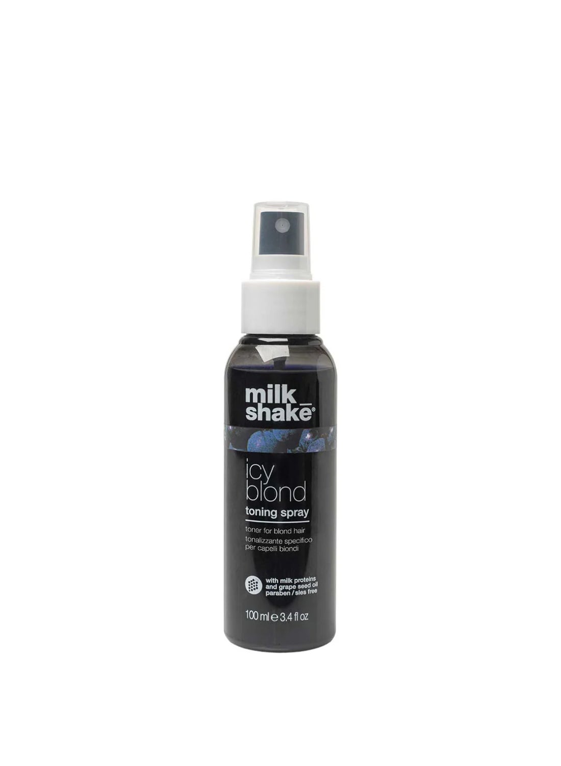 Toning Spray for Blonde Hair with Black Pigment - Counteracts Yellow & Orange Tones, Hydrates & Adds Shine for a Cool, Icy Finish (100 ml)