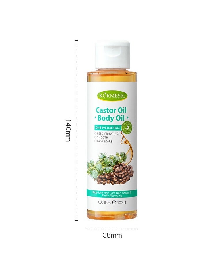 Castor Oil Body Massage Oil 120ml - Strengthen & Moisturize Skin
