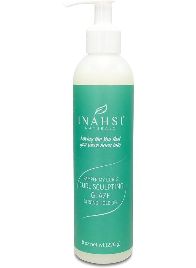 Pamper My Curls Curl Sculpting Glaze Strong Hold Gel 226g