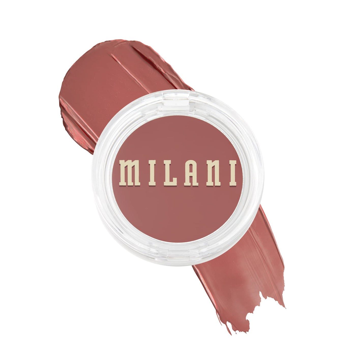 Milani Blush Makeup â€“ Cheek Kiss Cream Blush for Cheeks, Buildable Cream-to-Gel Blusher & Lip Tint, Dewy Natural Color, Hydrating - Nude Kiss