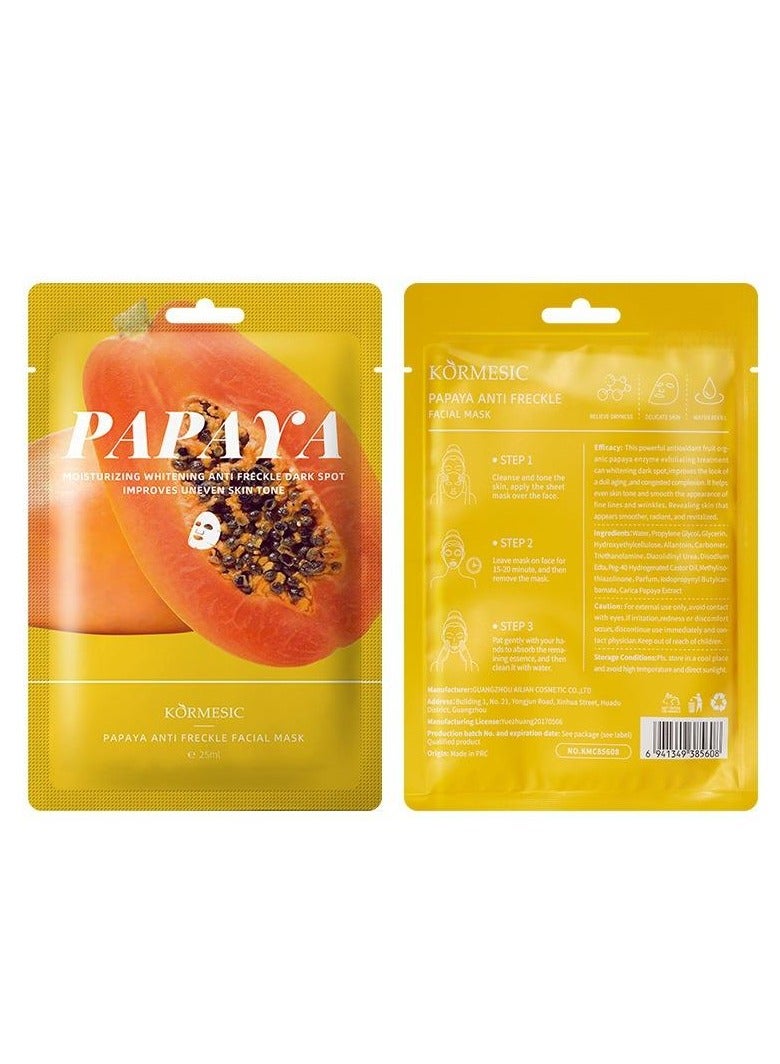 Papaya Sheet Mask 5pcs