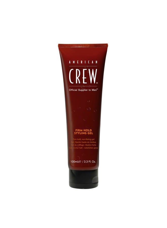 American Crew Men's Hair Styling Gel, Firm Hold, Non-Flaking, 3.3 fl oz