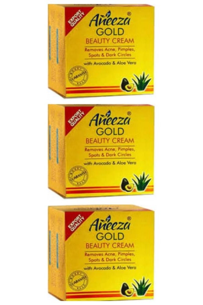 Gold Beauty Cream With Avocado & Aloe Vera 20 g 3 pcs