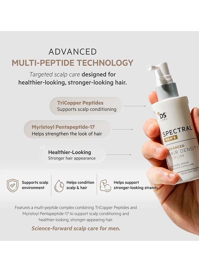 Spectral Men's (Dnc-n) Hair Density Serum With Nanoxidil® 5% - Lightweight Leave-In for Fuller Looking, Thicker Looking Hair, Fast Absorbing, Non-Greasy, For All Hair Types 60ml - image 6