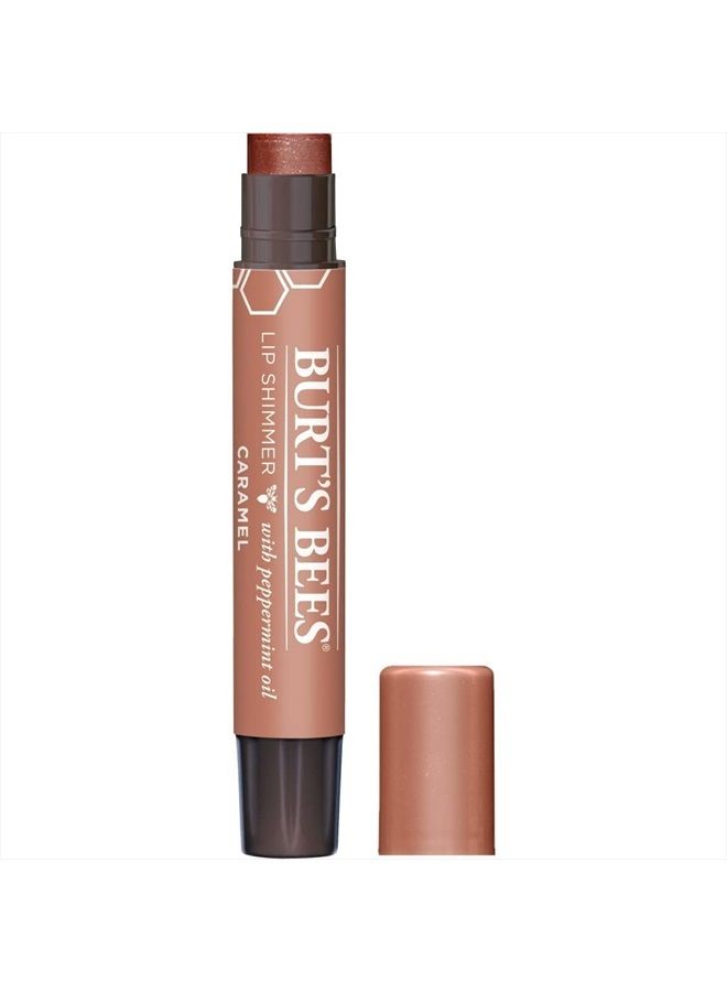 Burts Lip Shimmer Caramel Size .09z Burts Lip Shimmer Caramel .09z