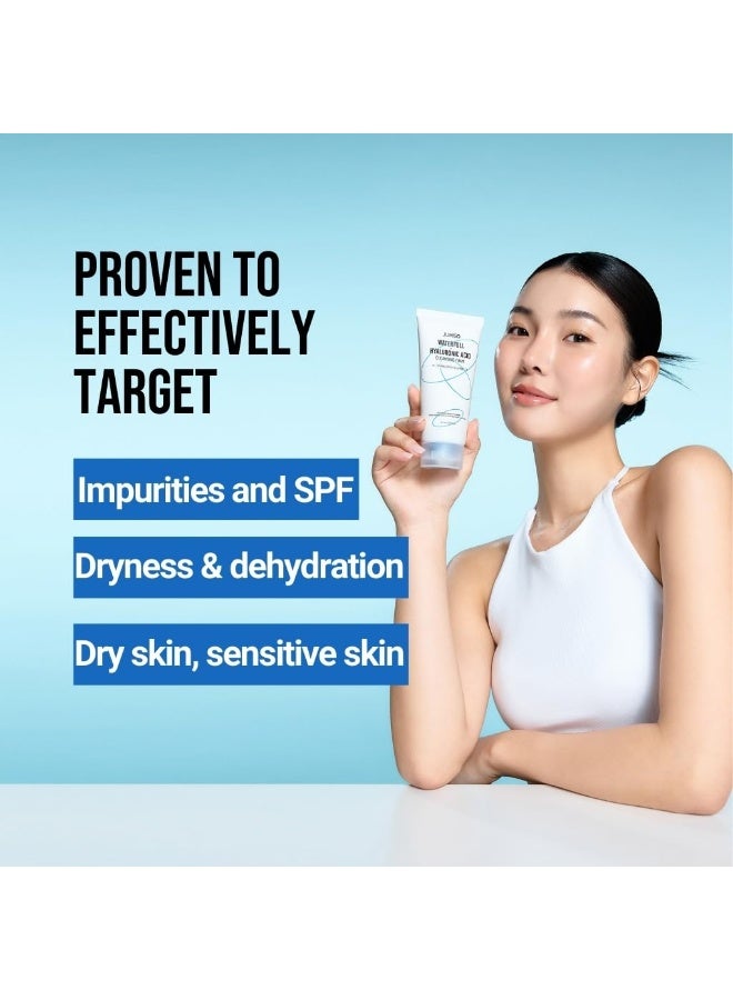 JUMISO Waterfull Hyaluronic Acid Hydrating Foaming Face Cleanser Vegan Fragrance-Free 150ml - image 3