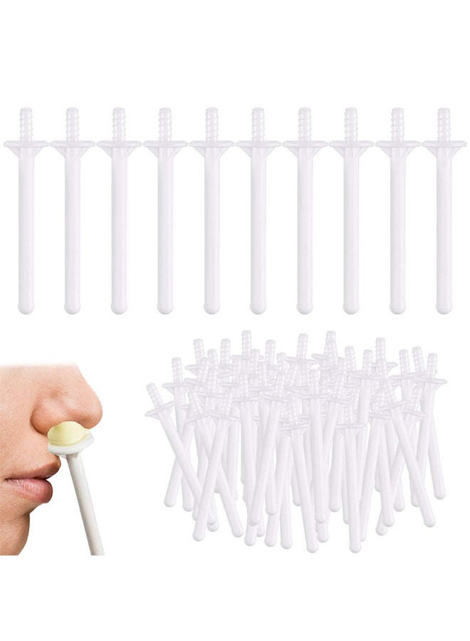 30Pieces Nose Wax Sticks Plastic Nose Wax Applicators Plastic Wax Rod Wand Nose Waxing Strips Disposable Spatulas For Nostril Cleaning And Nose Hair Removal