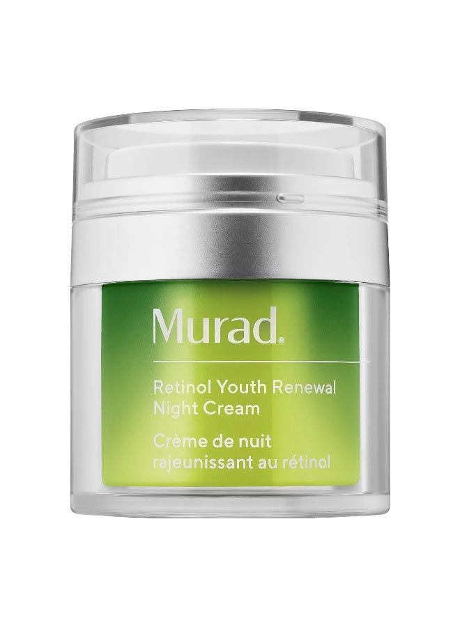 Retinol Youth Renewal Night Cream - Delivers Intensive Hydration & Anti-Aging Benefits, Reduces Signs of Aging While You Sleep (50 ml)