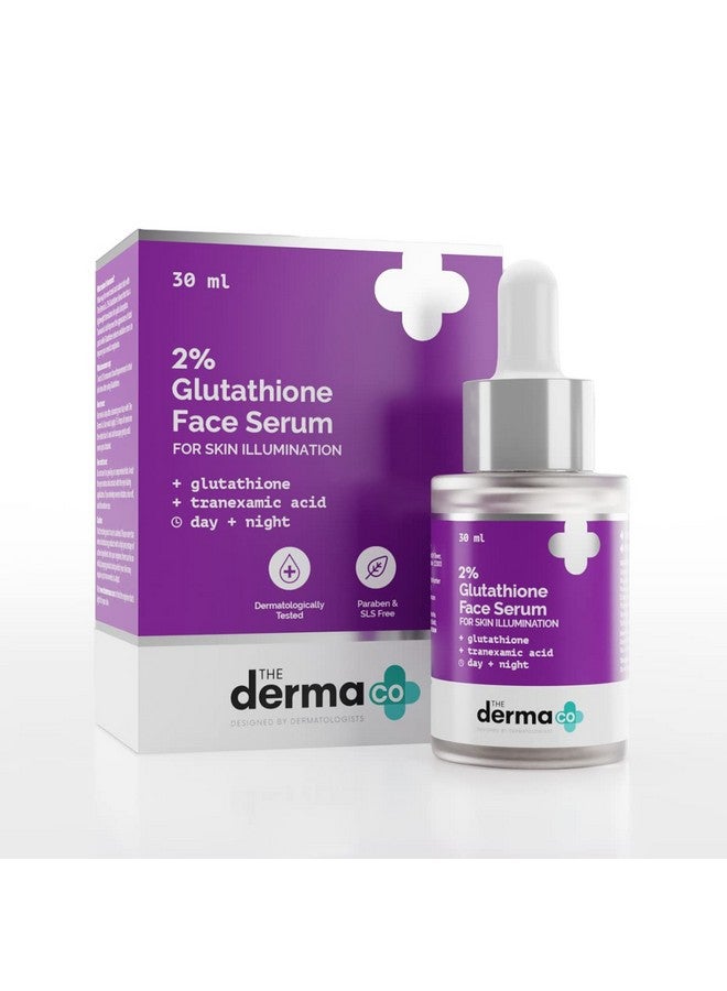 The Derma Co 2% Glutathione Face Serum With Glutathione and Tranexamic Acid For Skin Illumination- 30 ml