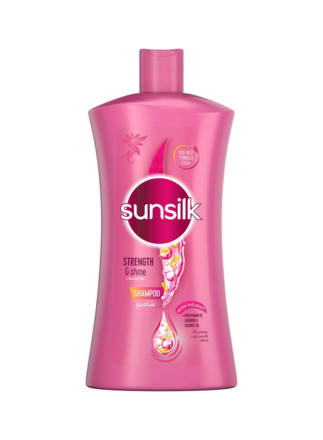 Strength And Shine Shampoo For Dull Hair With Provitamin B5 Coconut Oil 1L