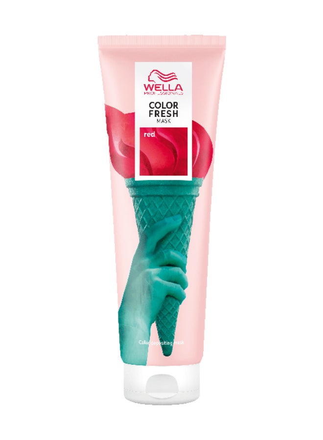 Color Fresh Mask In Red - Zero-Damage Color Depositing Mask To Revive And Maintain Vibrant Red Tones (150 Ml)