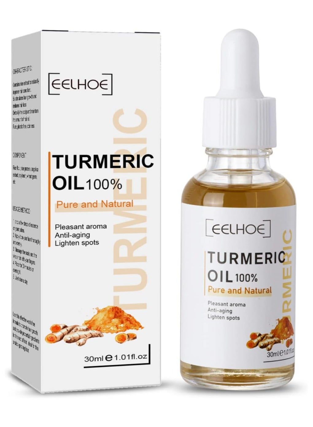 Turmeric Essential Oil Skin-moisturizing Repair Serum Natural Aromatherapy Plant Therapy Topical Use