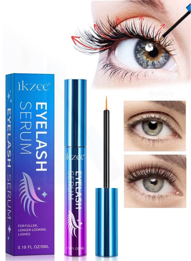 Eyelash Serum Rapid Eyelash Growth Serum Lash Serum for Eyelash Growth Lash Growth Serum for Stronger Healthier Fuller Longer Lashes and Brows Lash and Brow Growth Serum