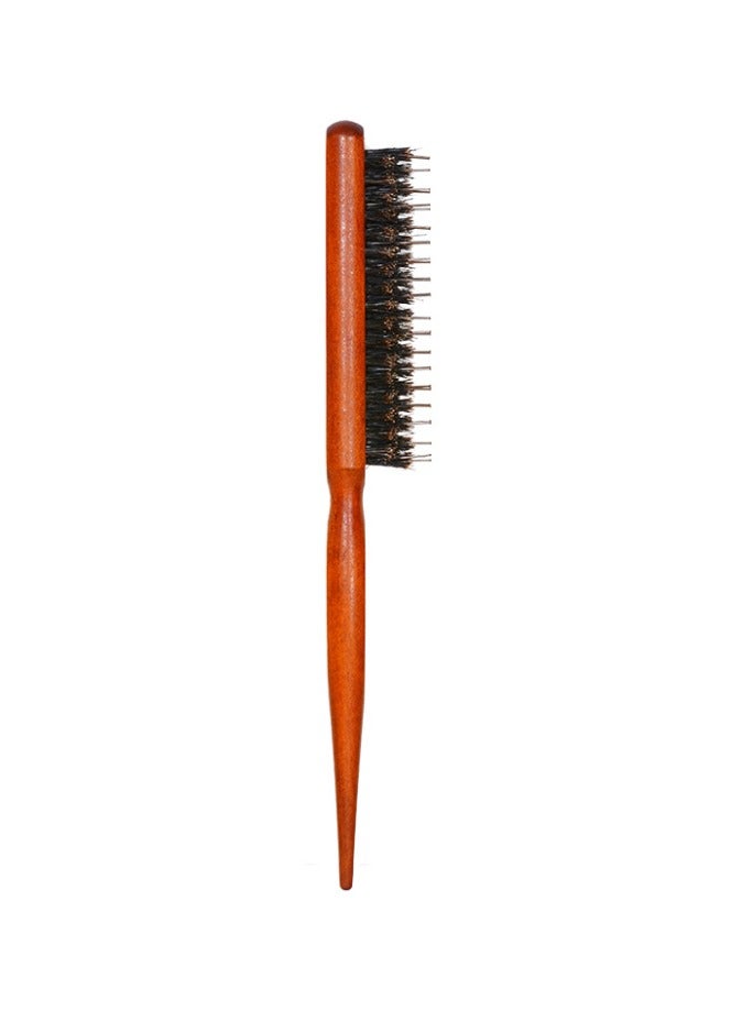 Anti-Static Wooden Teasing Brush for Professional Salon Hair Styling One Side