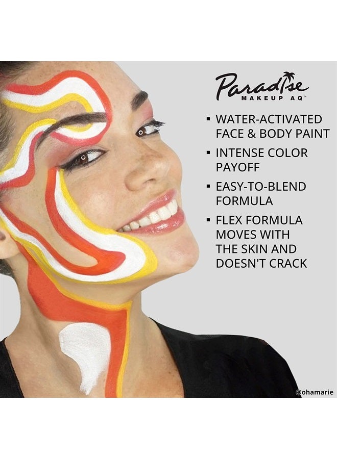 Makeup Paradise Makeup AQ Refill Size | Perfect for Stage & Screen Performance, Face & Body Painting, Beauty, Cosplay, and Halloween | Water Activated Face Paint, Body Paint, Cosplay Makeup .25