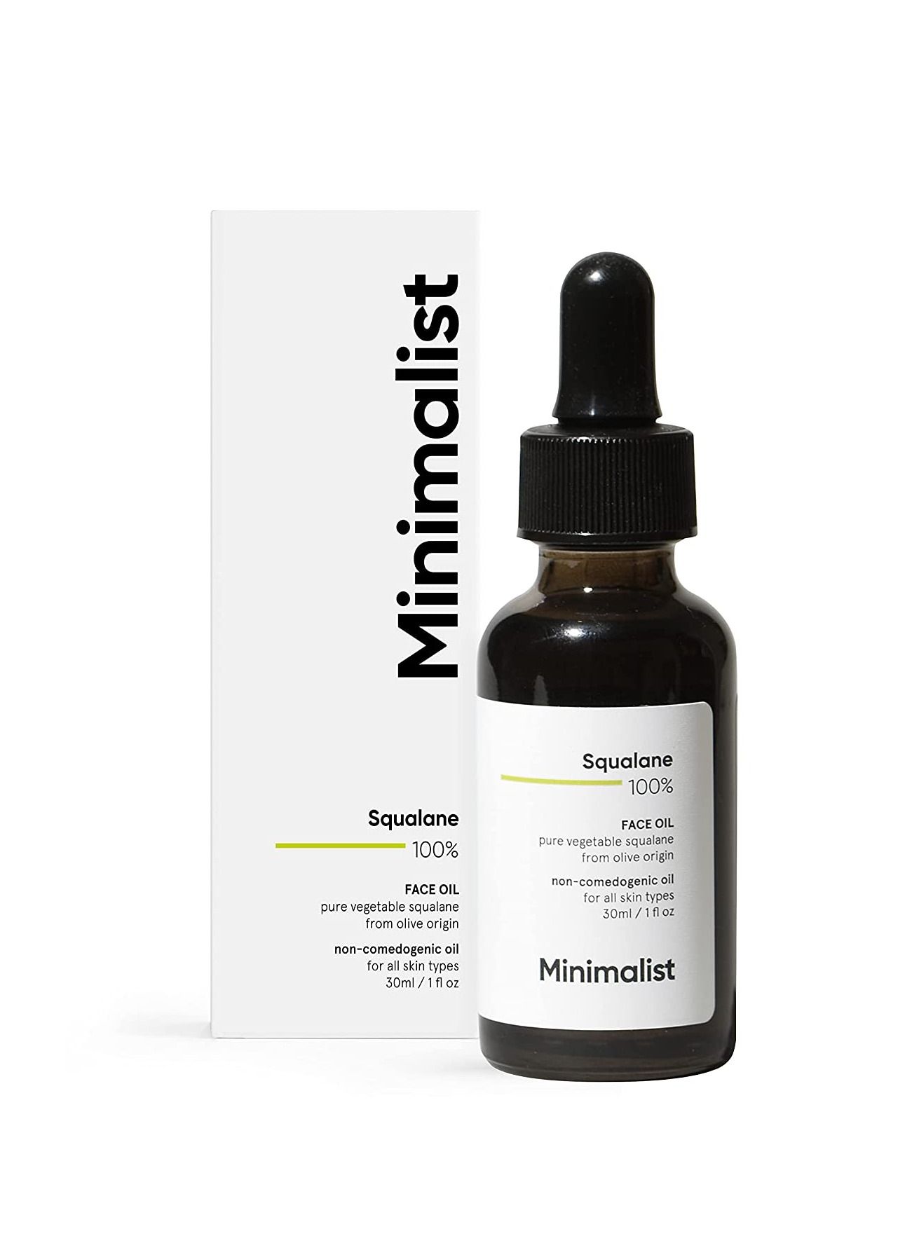 Squalane 100% Plant Derived Super Lightweight Face Oil 30ml