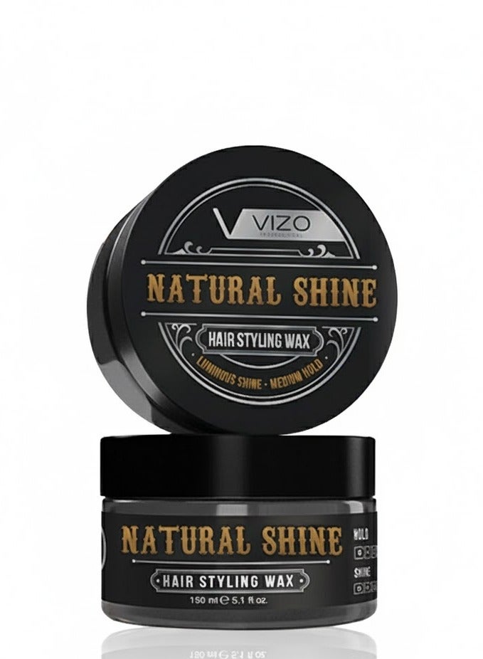 VIZO Professional Natural Shine Hair Styling Wax 150 ML
