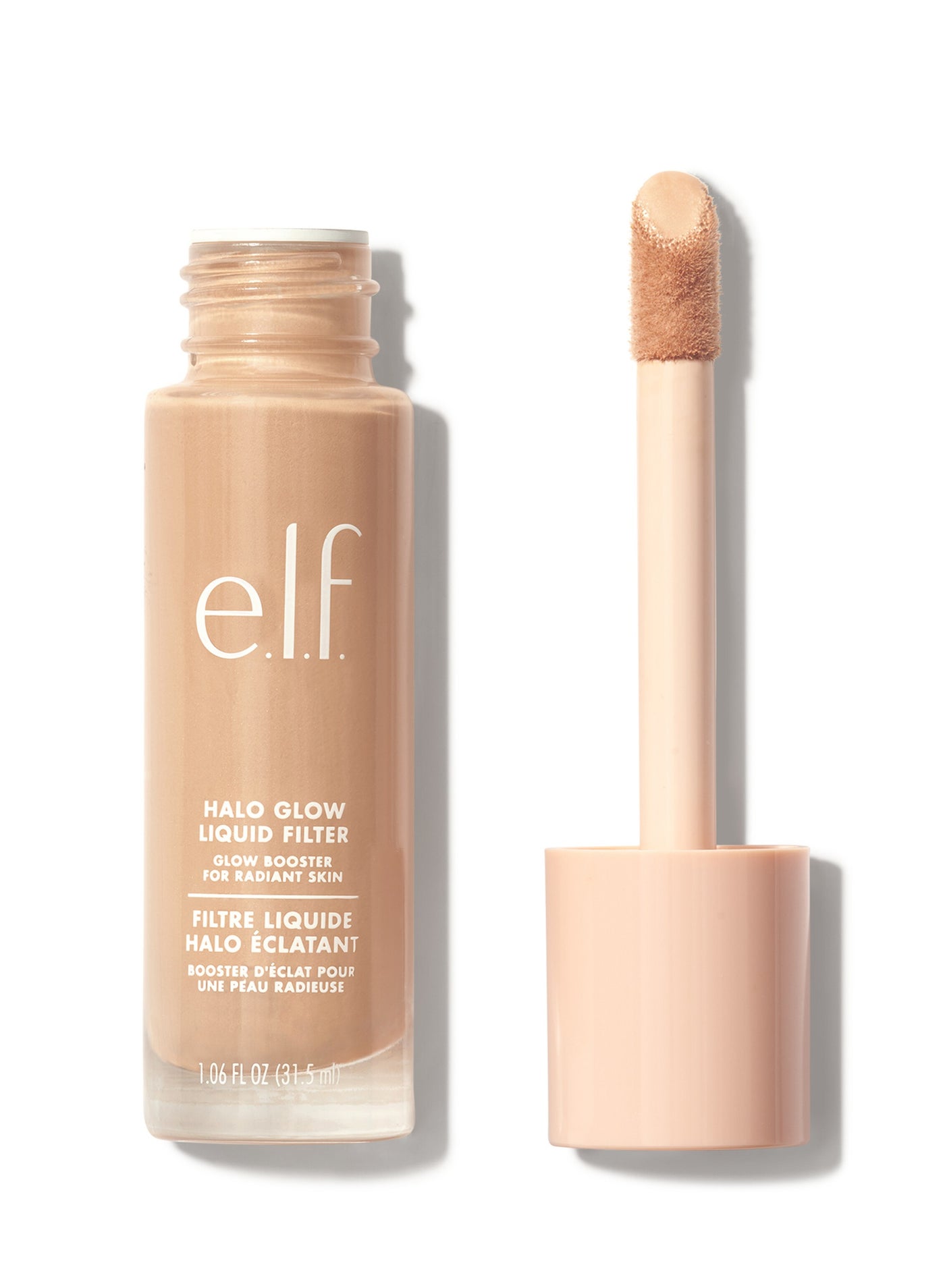 Halo Glow Liquid Filter, Complexion Booster For A Glowing, Soft-Focus Look, Infused With Hyaluronic Acid, Vegan  (Light/Medium)