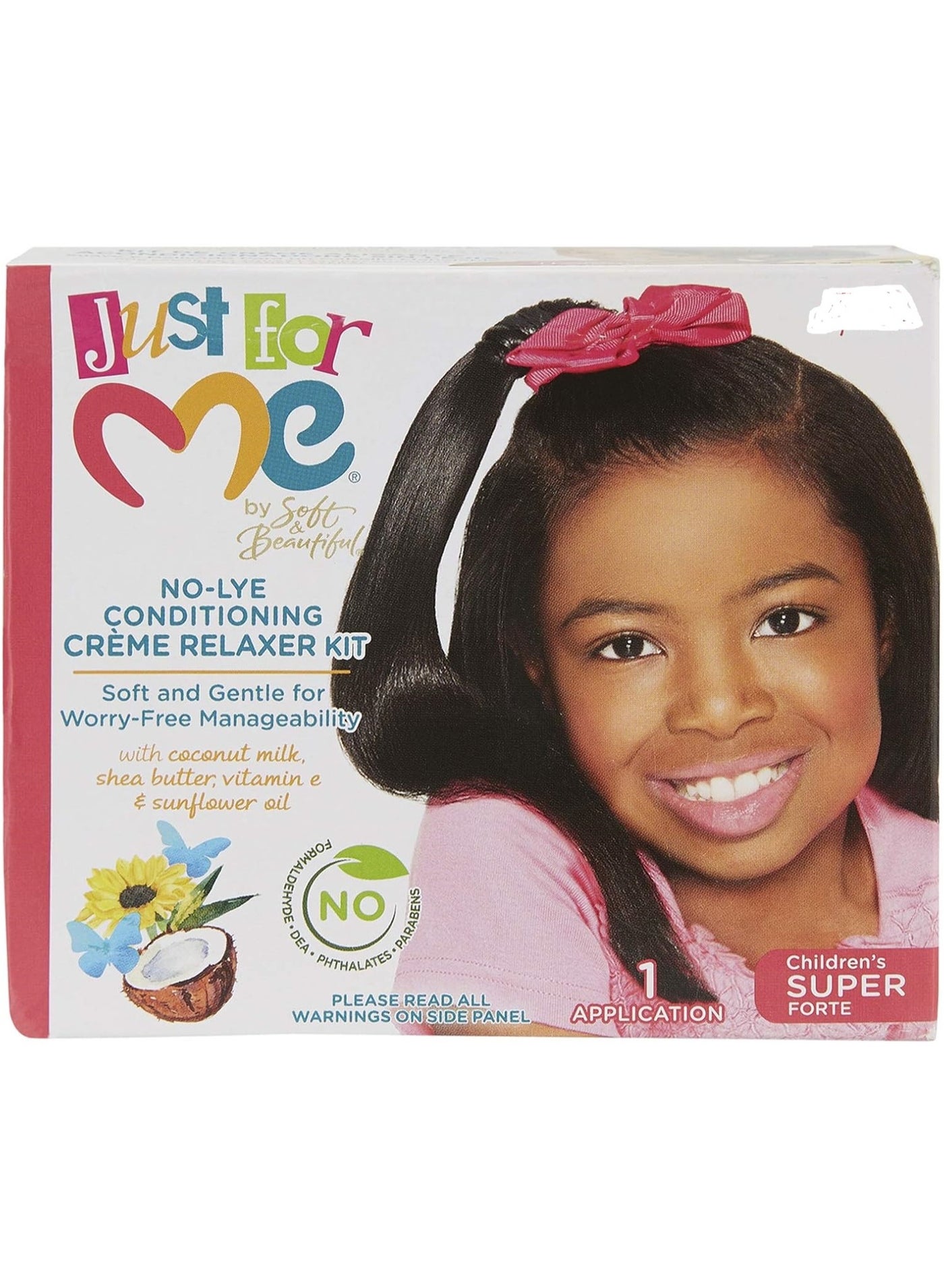 Just For Me Children’s No-Lye Conditioning Crème Relaxer Kit – Super Forte
