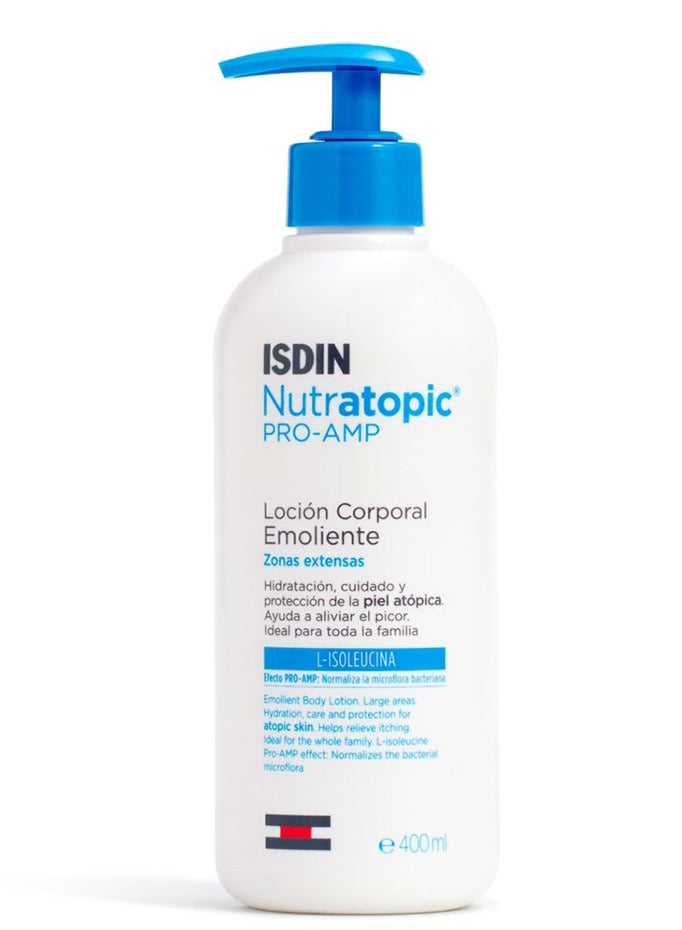 Nutratopic Pro AMP Body Lotion 400 Ml, Moisturizes Skin Soothes Atopic Skin