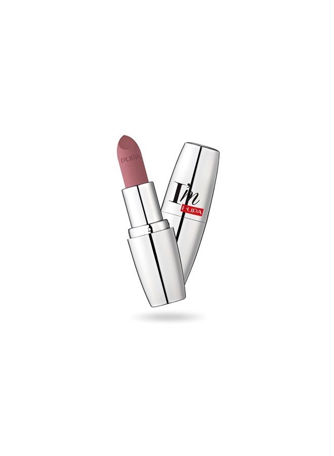 Milano I Am Matt Pure Colour Lipstick - Dresses Lips In Full, Deep Color - Matte, Velvety And Extremely Sensory Feel - Glides On Without Weighing Lips Down - 011 Intense Nude - 0.123 OZ