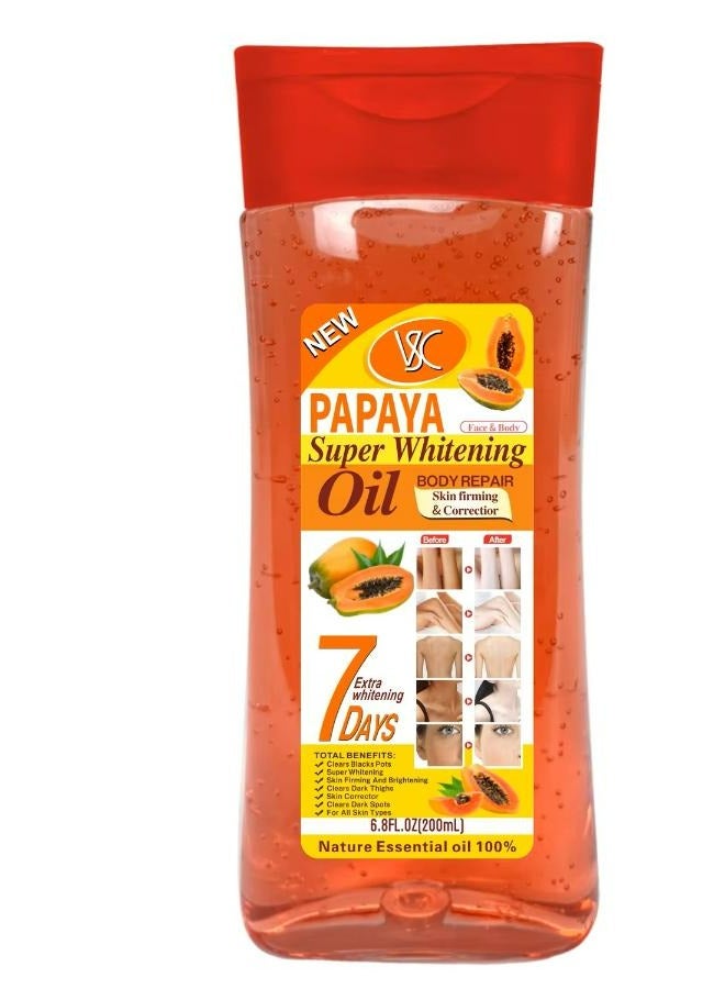 Papaya Super Whitening Oil Body Repair 200 ML