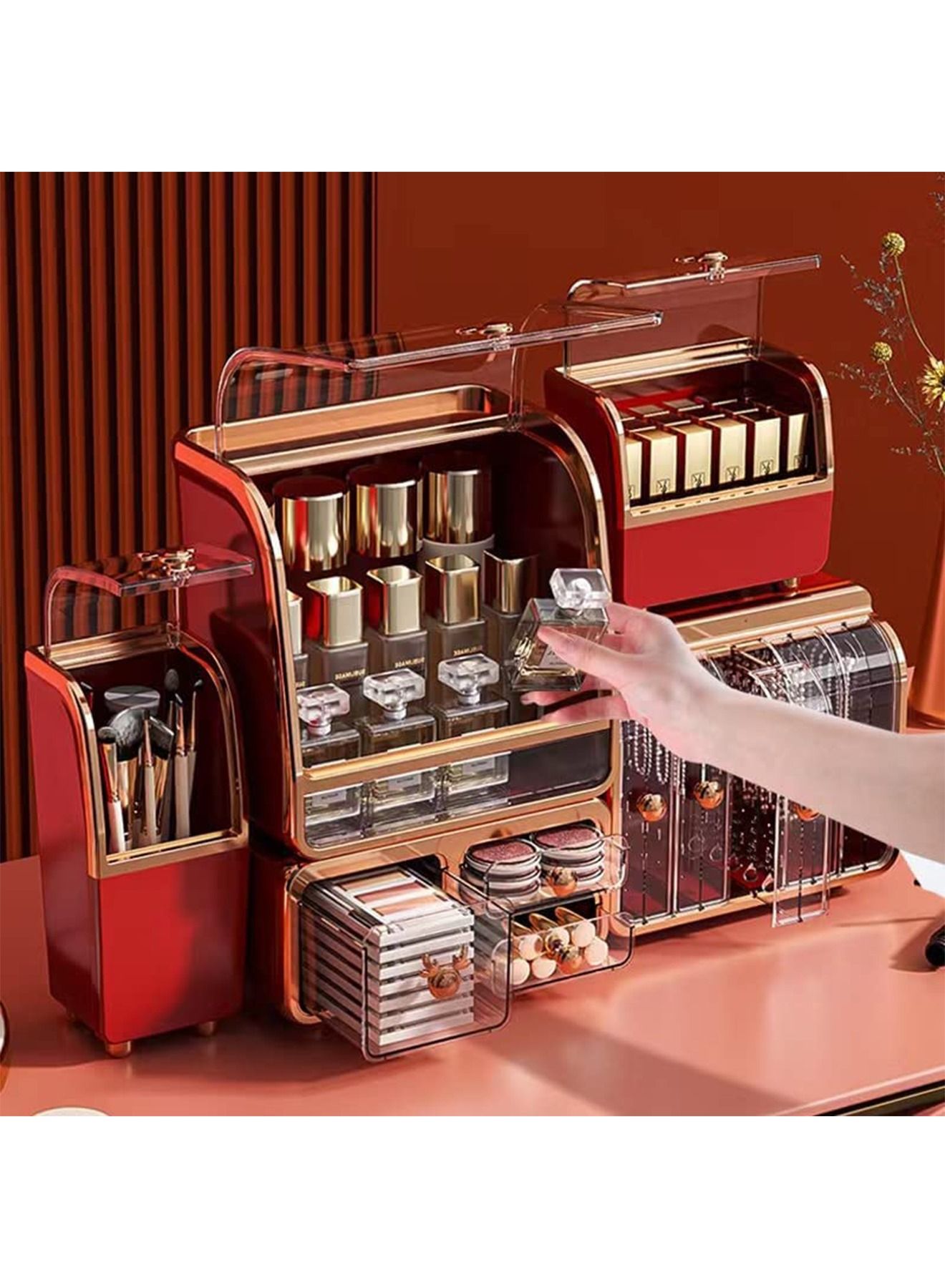 Makeup Cosmetic Organizer 5 Pcs Drawer Set