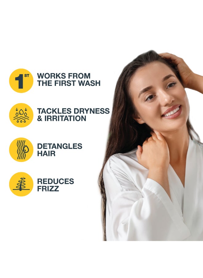 Care Conditioner, Nourishing Hair & Scalp Treatment with Postbiotics, Argan & Coconut Oils, Restores Moisture After Dandruff Treatments, 200ml - image 8