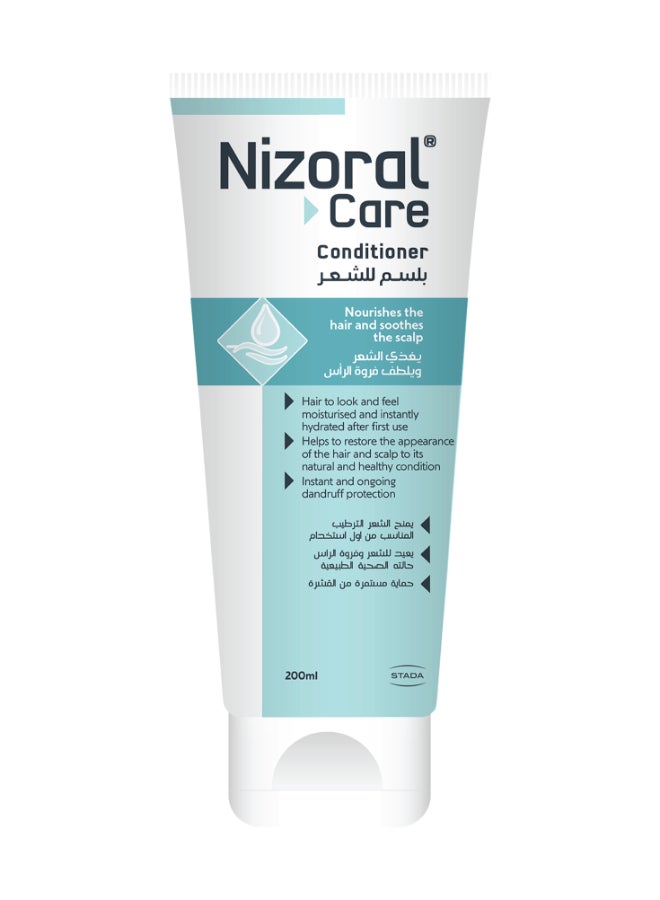 Care Conditioner, Nourishing Hair & Scalp Treatment with Postbiotics, Argan & Coconut Oils, Restores Moisture After Dandruff Treatments, 200ml