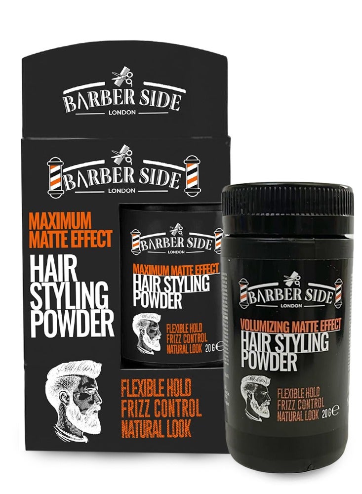 ICAN Barber Side London Volumizing Matte Effect Texturizing Hair Styling Powder – 20g