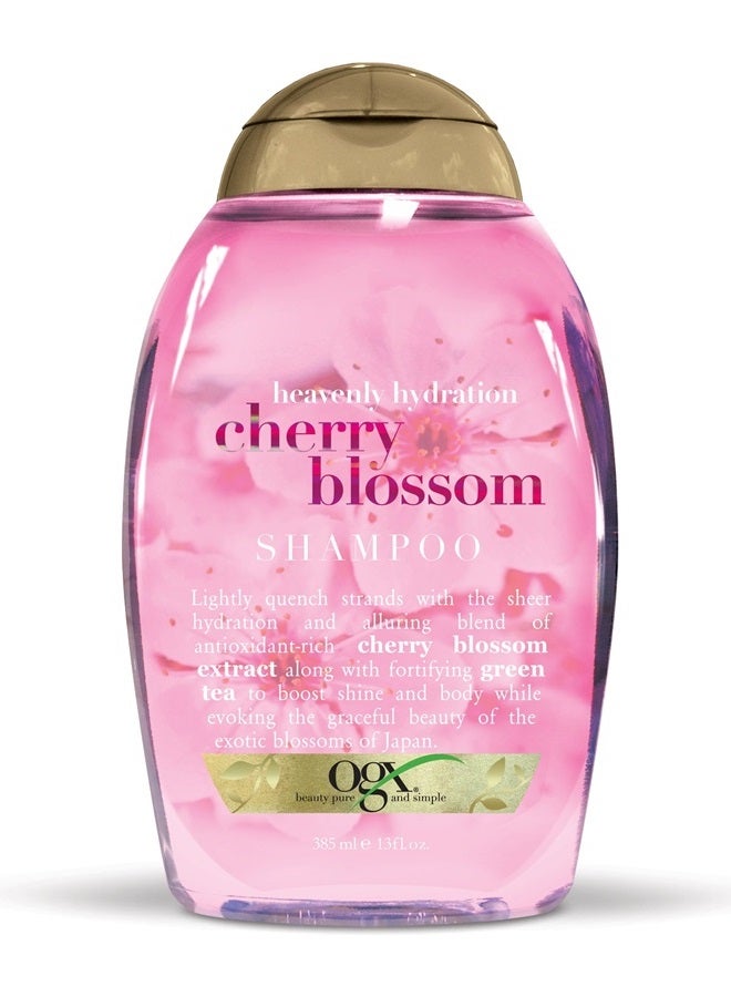 Organix Heavenly Hydration Plus Shampoo, Cherry Blossom, 13 Fluid Ounce