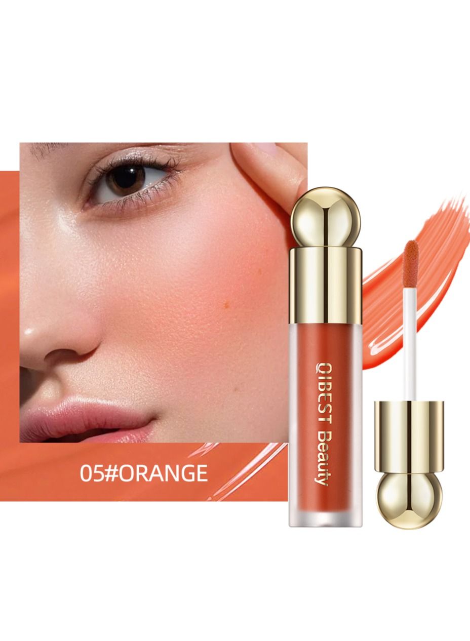 Rose Cream Liquid Blush Makeup for Cheeks Soft Cream Liquid Blush Stick Multi Sheer Big Brush Liquid Skin Tint Stick for Face Eyes and Lips Long Wearing Natural Looking Blends Perfectly onto Skin #05