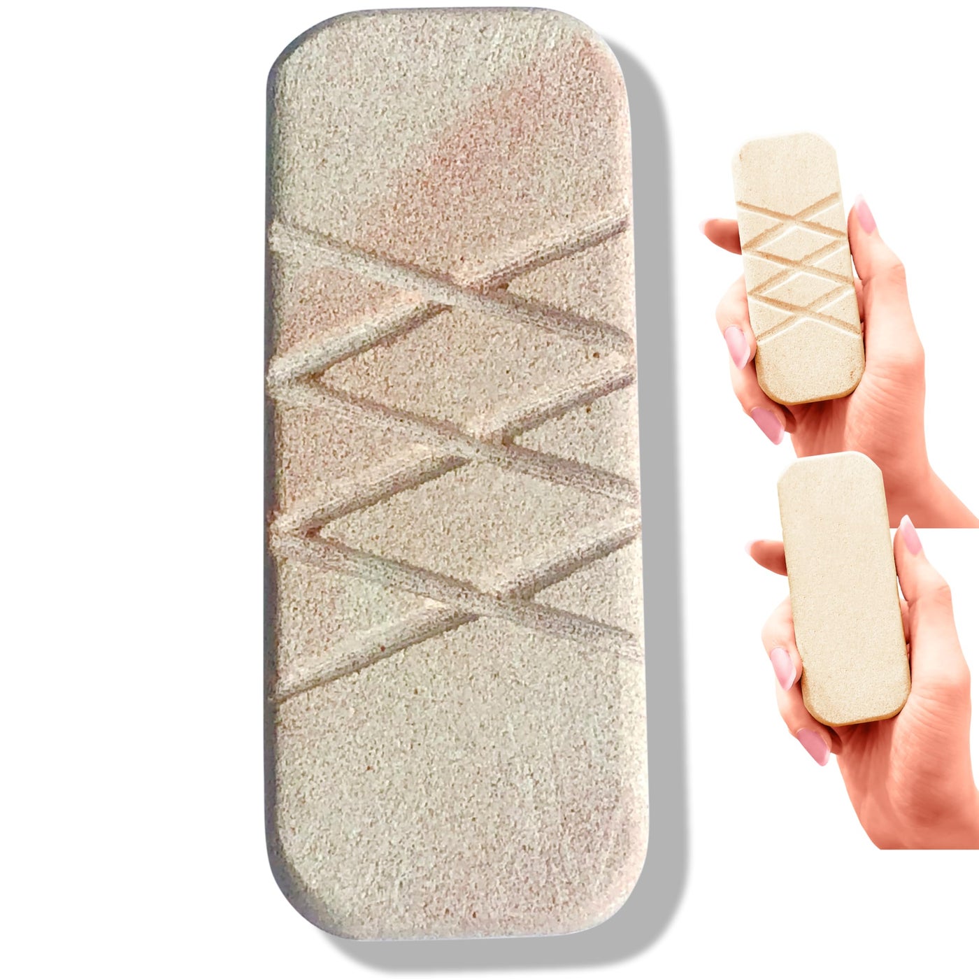 GET EVEN LEG SCRUB: 2-Sided Strawberry Legs Treatment, Ingrown Hair Exfoliator, Dead Skin Scrubber & Exfoliating Body & Foot Scrub For Dry Skin and KP | Glowstone