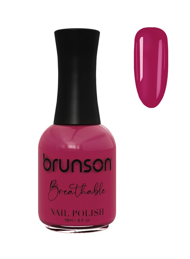 Breathable Nail Polish Halal nail polish Wudu friendly Quick-Dry Vegan long lasting but easy peel off   18ml BH075