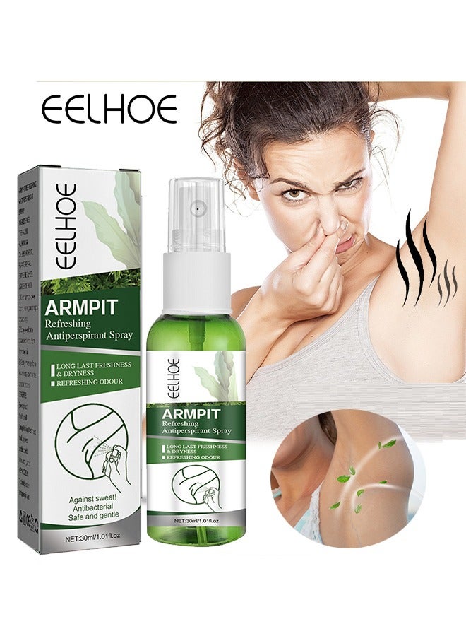 Armpit Refreshing Antiperspirant Spray -for Clean Armpit Odor, Body Odor, Sweat Odor, Long Last Freshness & Dryness ,Refreshing Breathable Anti-Perspirant Deodorant Cream Under Armpit