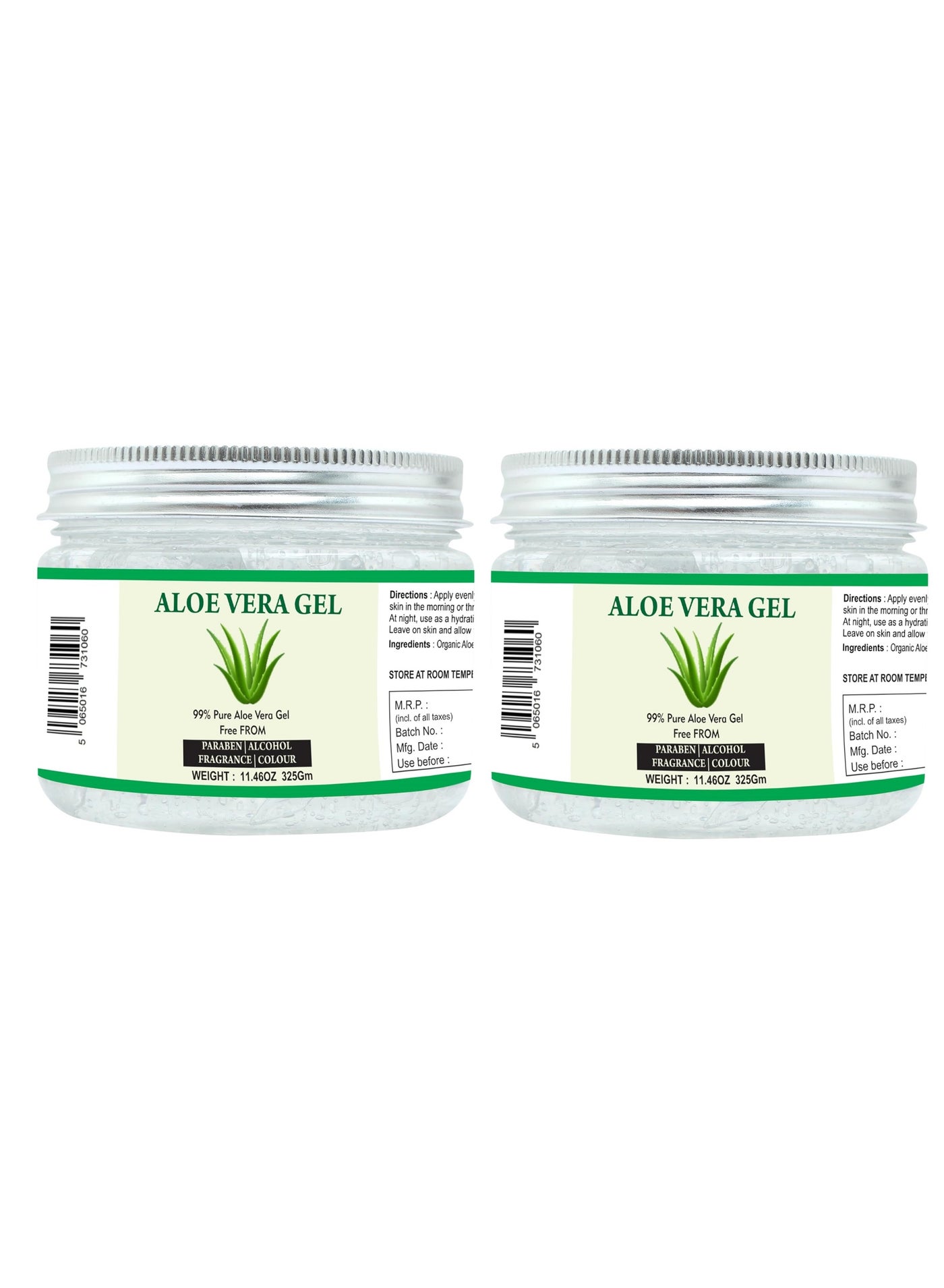 Raslok Aloe Vera Gel | 100% Pure Natural Aloe Gel | For Moisturizing Face Skin & Hair Care,Durable Moisturizing Hydrating Soothing | Non-Sticky (11.46 oz)