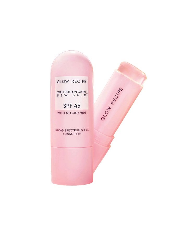 Face Sunscreen Stick Spf 45 - Travel Size Roll On Korean Sunscreen With Hydrating Hyaluronic Acid & Niacinamide For A Dewy Glow - No White Cast (.58Oz)