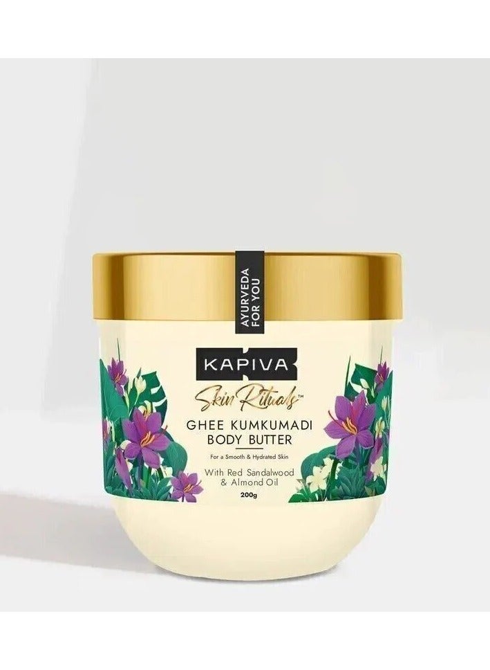 Kapiva Skin Rituals Ghee Kumkumadi Body Butter - 200g