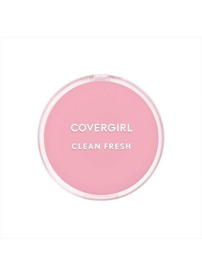 COVERGIRL Clean Fresh Pressed Powder, Deep, 0.35 Ounce, 220 Deep (99350052598)