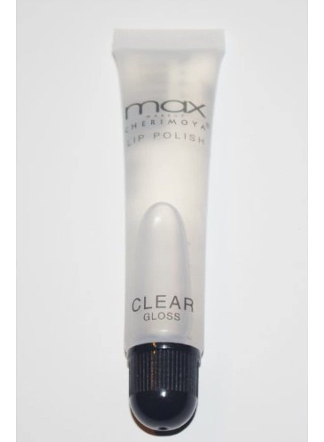 MAX Makeup Cherimoya Lip Polish Clear