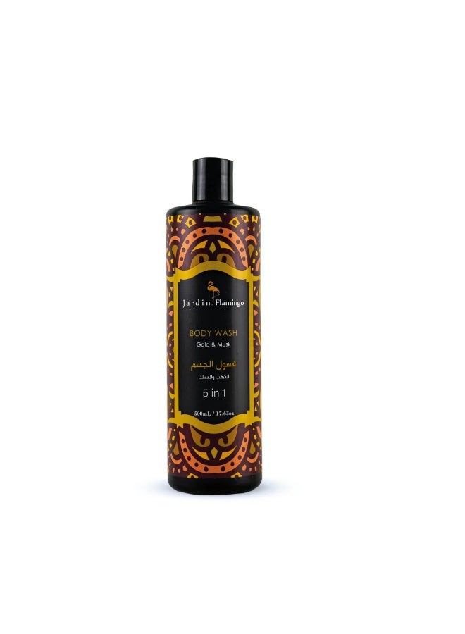 Jardin Flamingo Body Wash Gold & Mutk 500ml
