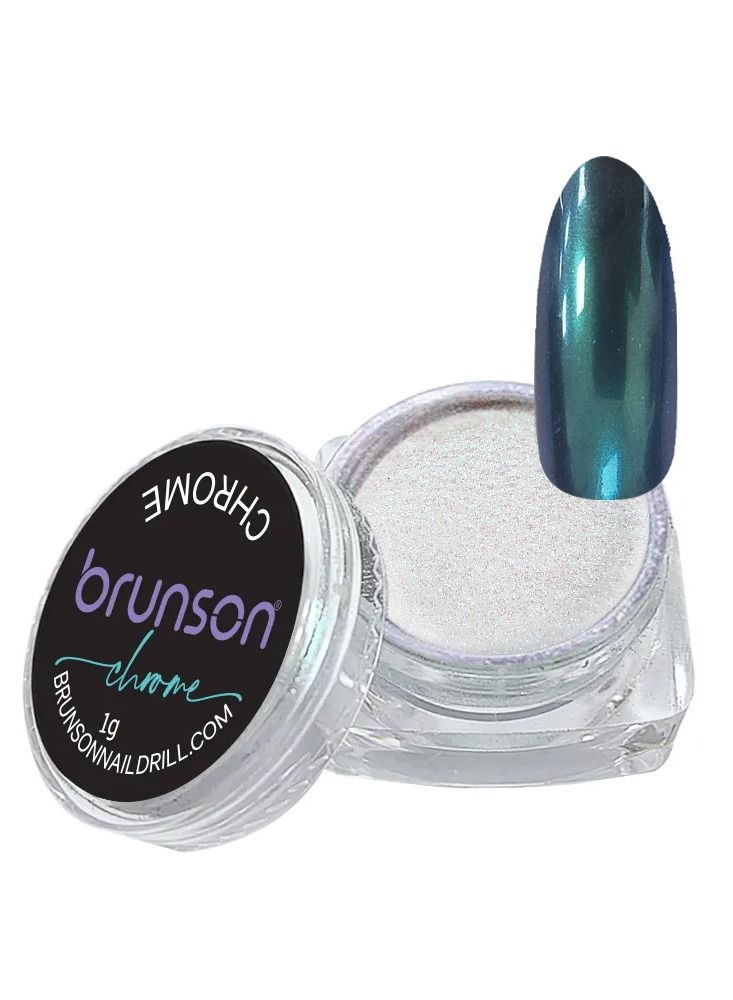 Chrome Nail Powder Mirror Nail Powder, Metallic Nail Powder Holographic Mirror Effect Nail Art Decoration Manicure Pigment T12