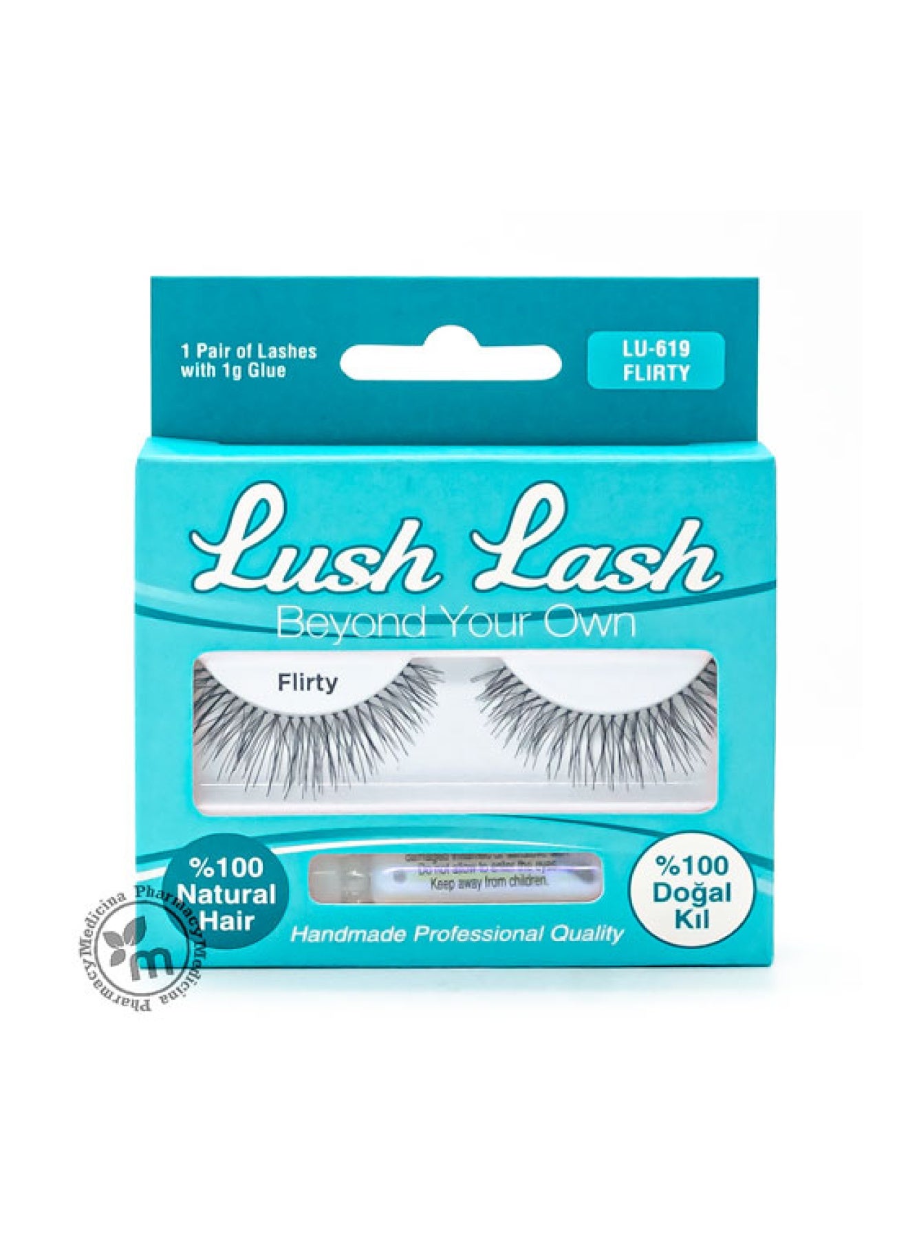 Lush Lash 100% Natural Eyelashes Flirty 619