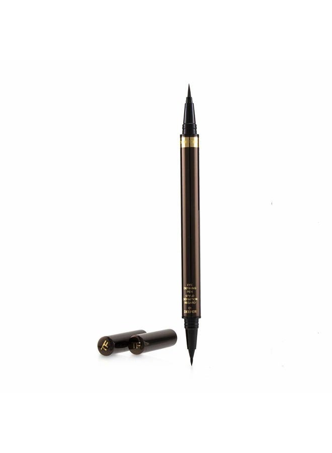 Eye Defining Pen 01 DEEPER - Black liquid liner