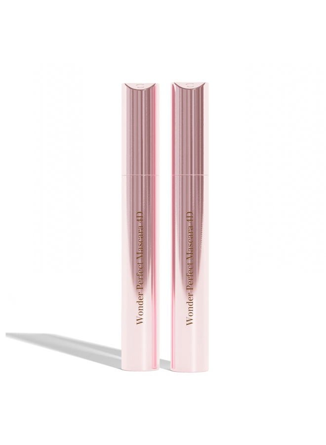 Clarins Wonder Perfect Mascara | Visibly Lengthens, Curls, Defines and Volumizes Lashes With Lash Boosting Complex | Long-Wearing | Contains Plant Extracts With Skincare Benefits | 0.2 Ounces