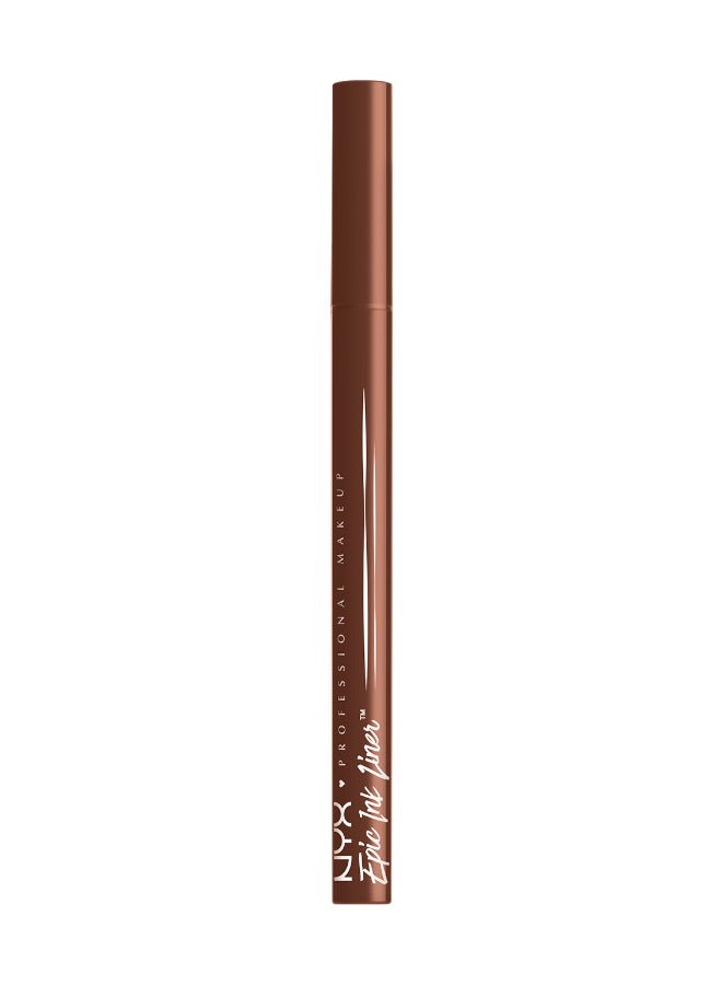 Epic Ink Liner, Waterproof Liquid Eyeliner - Graham Cracker, Vegan Formula, Intense Pigment - image 2